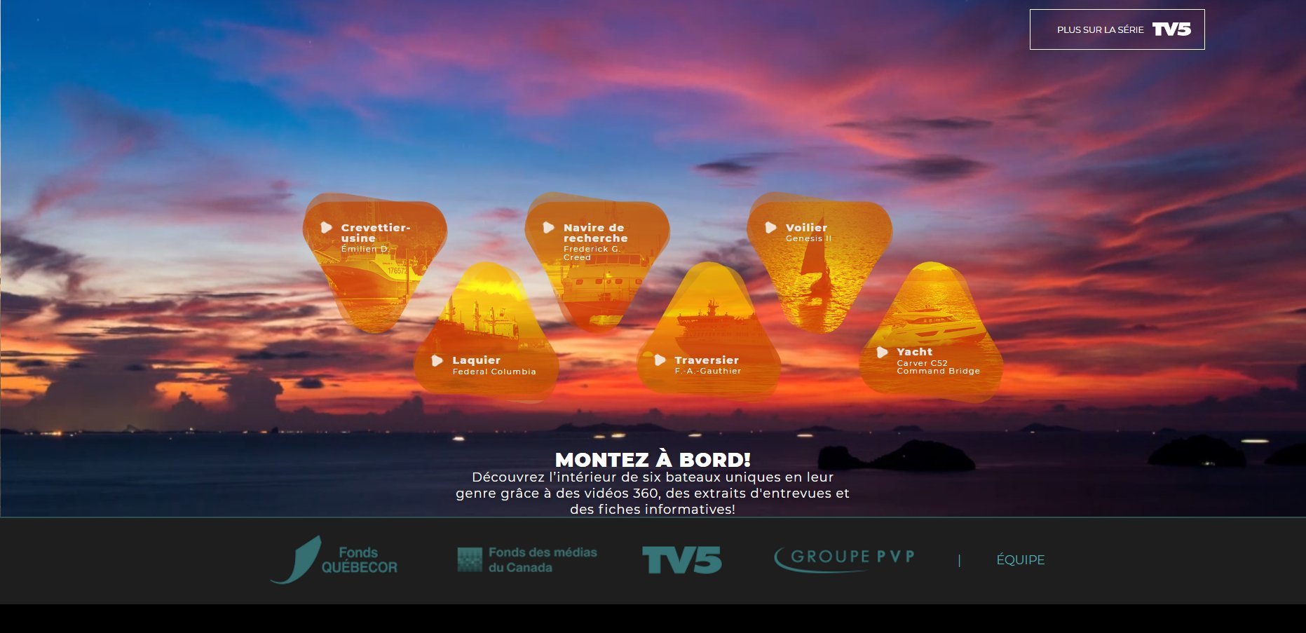 🛥️Des bateaux et des hommes en 360